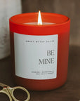 Be Mine Jar Candle | Red Matte