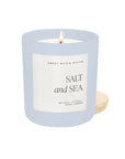 Salt + Sea Matte Jar Candle | Blue