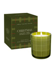 Christmas Plaid Jar Candle