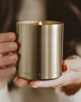 Warm & Cozy Gold Candle