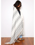 Ophelia Throw | Black Stripe