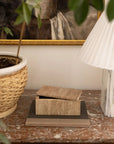 Travertine Lidded Box