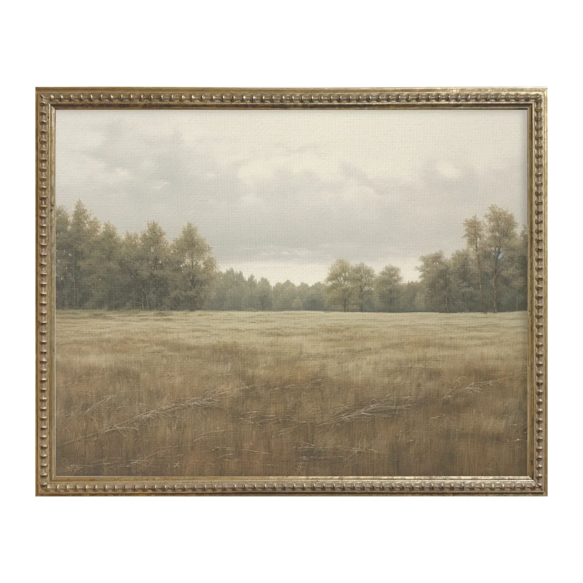 Vintage Treescape Framed Print