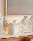 Winter Chalet Tealight House