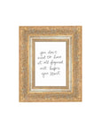 You Don't Need Framed Vintage Print