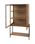 Arelius Display Cabinet | Light Brown
