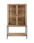 Arelius Display Cabinet | Light Brown