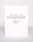 Champagne & Wine Card