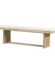 Clarita Bench | White Wash
