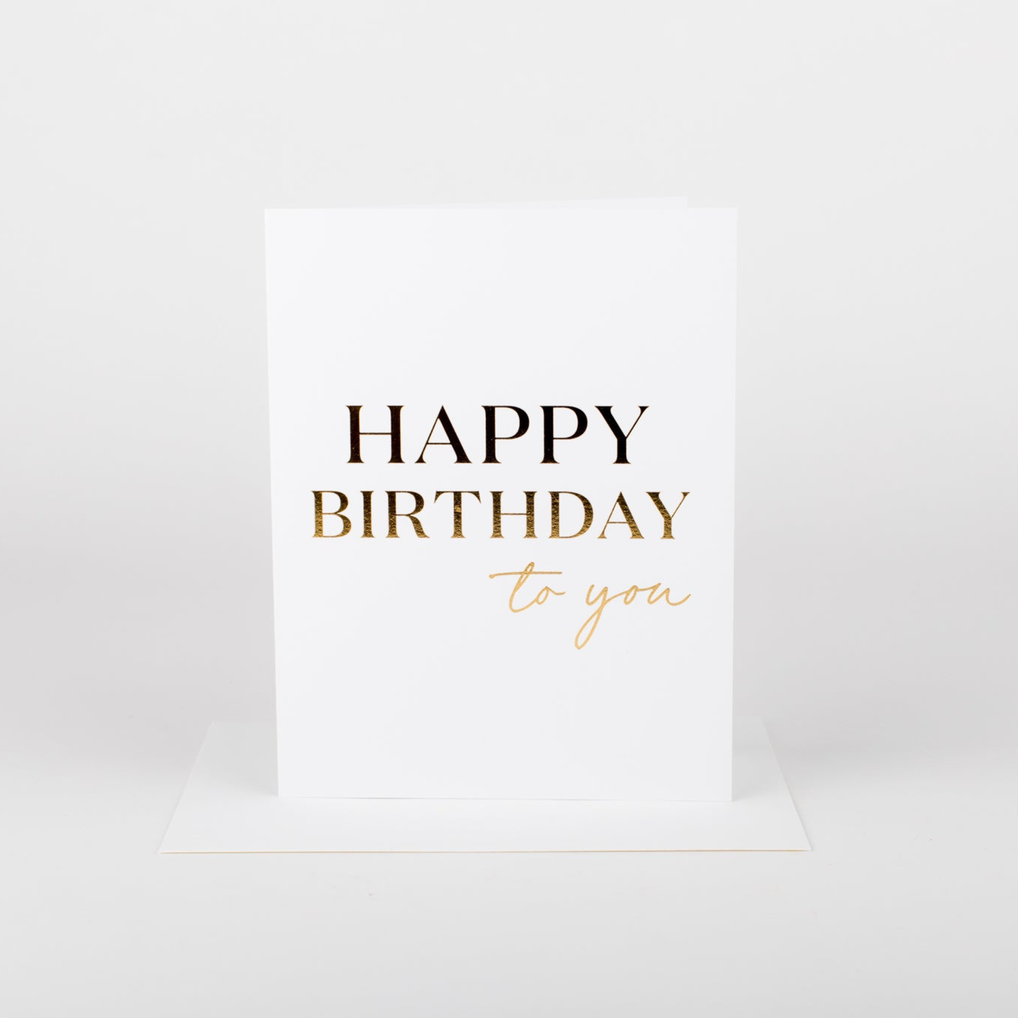 Happy Birthday To You Card