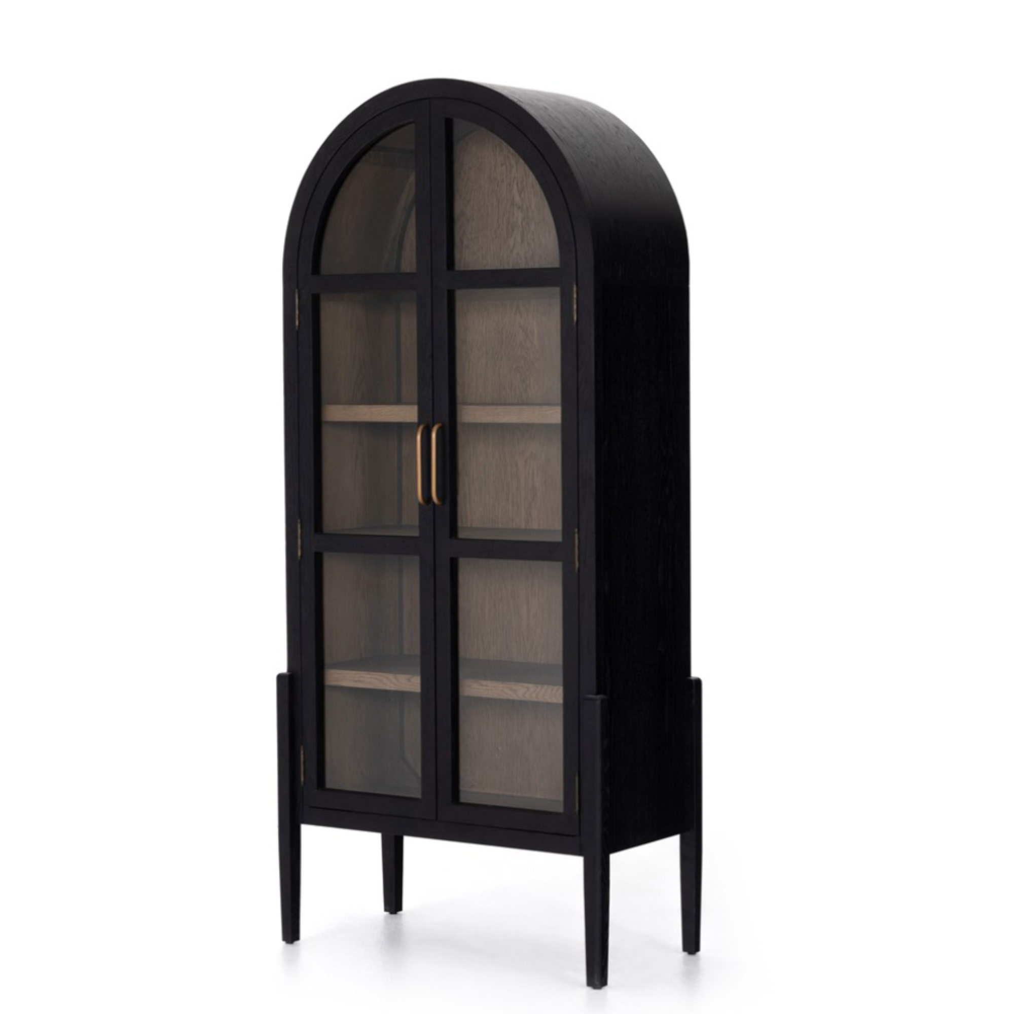 Chantelle 4 Door Display - Matte Black – The Furniture Gallery