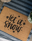 Let It Snow Doormat