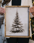 Christmas Tree Vintage Print