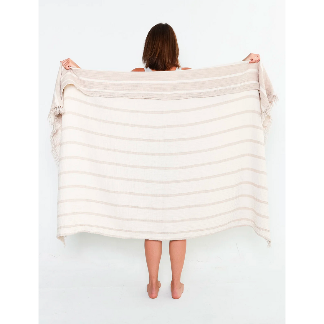 Ahoy Throw - Beige