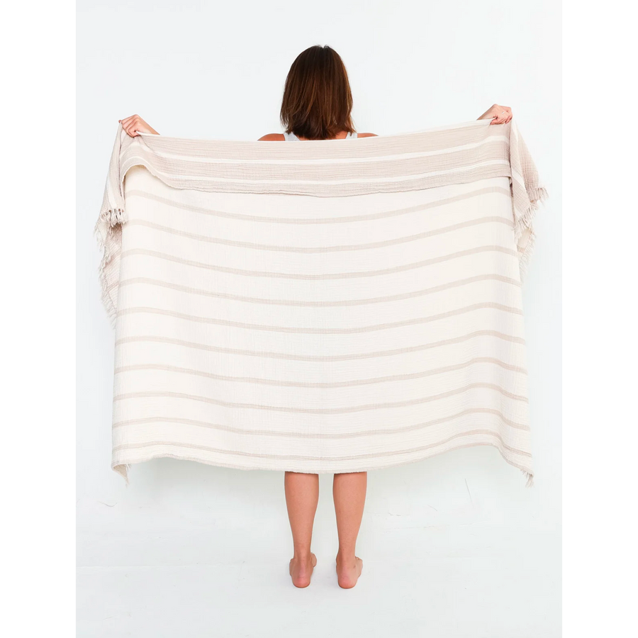 Ahoy Throw - Beige