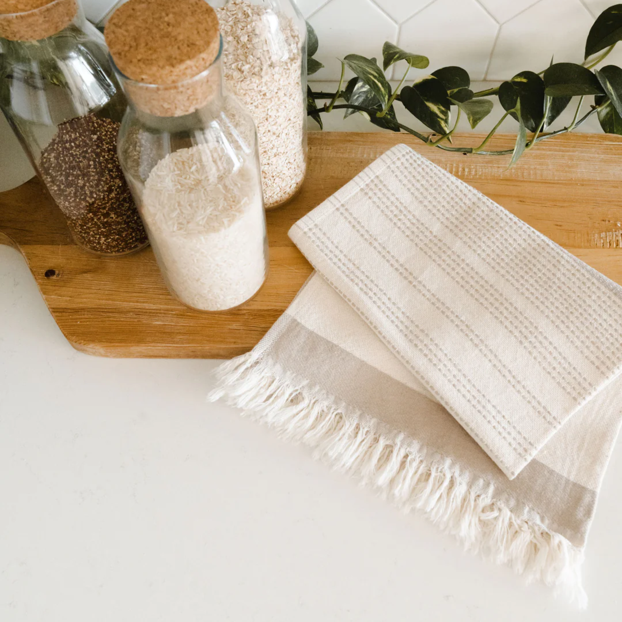 Alta Hand Towel Set | Beige