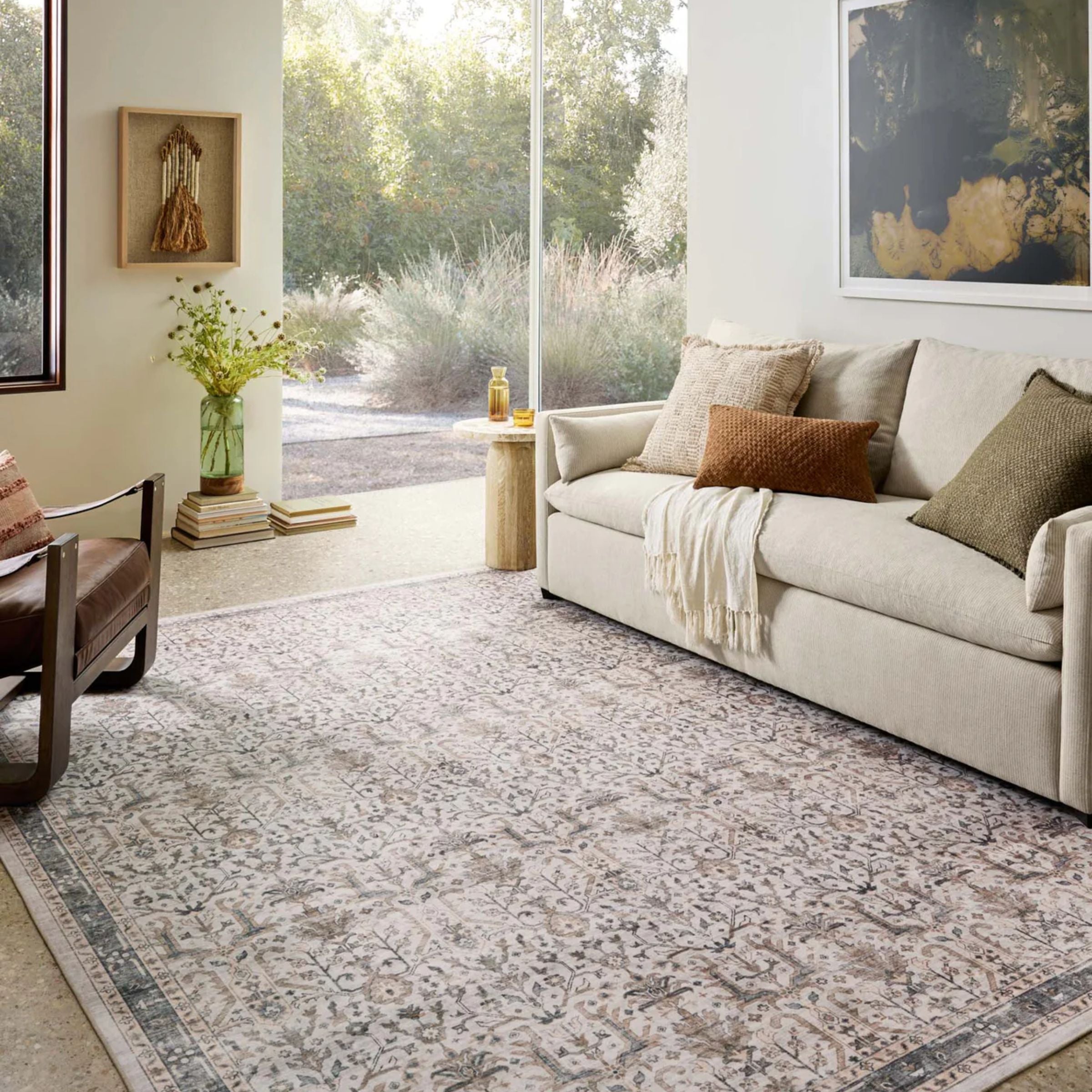 Anniston Rug | Ivory/Stone
