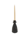 Arta Terracotta Candle Holder | Black