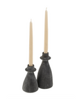 Arta Terracotta Candle Holder | Black