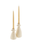 Arta Terracotta Candle Holder | White