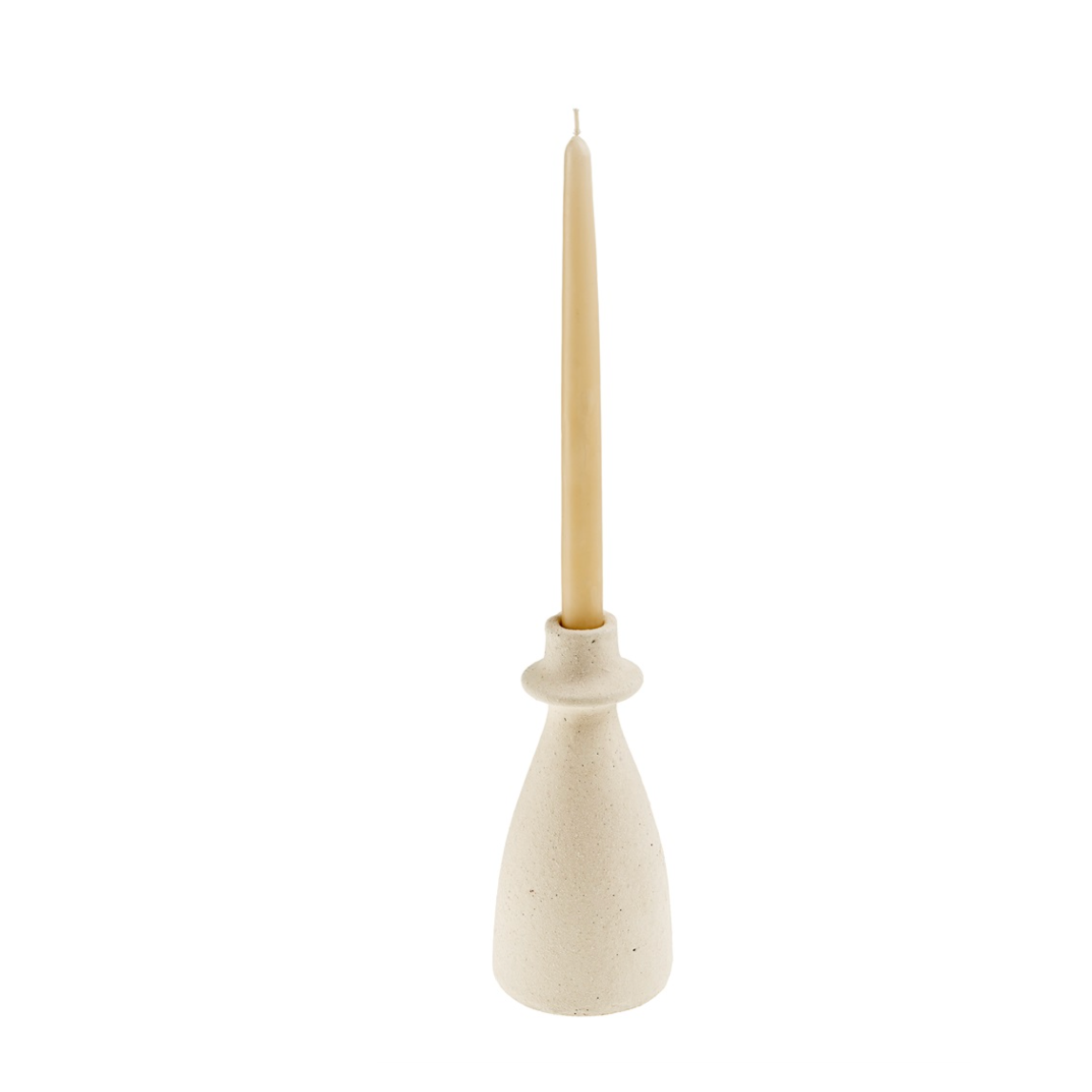 Arta Terracotta Candle Holder | White