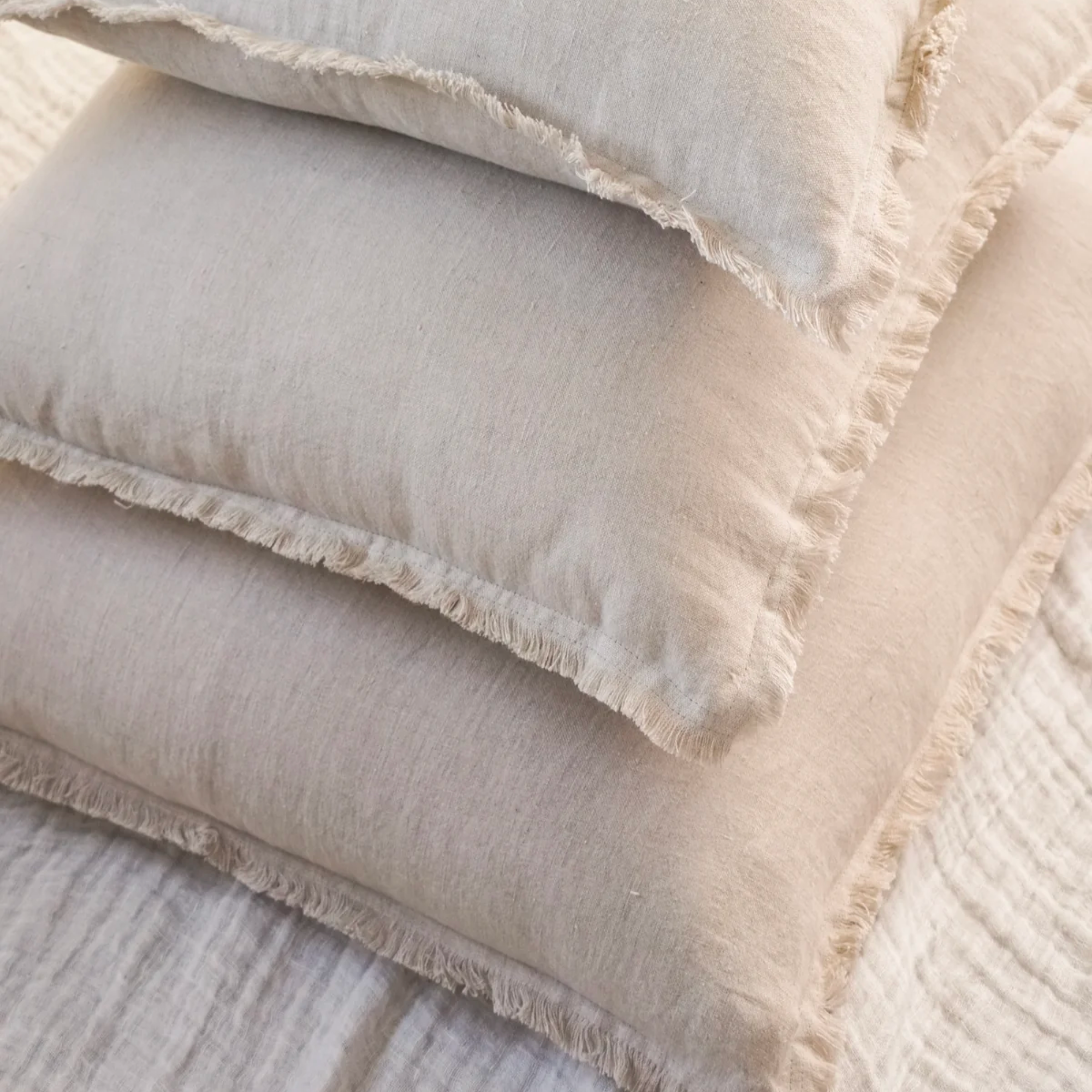 Bailey Linen Pillow - Beige