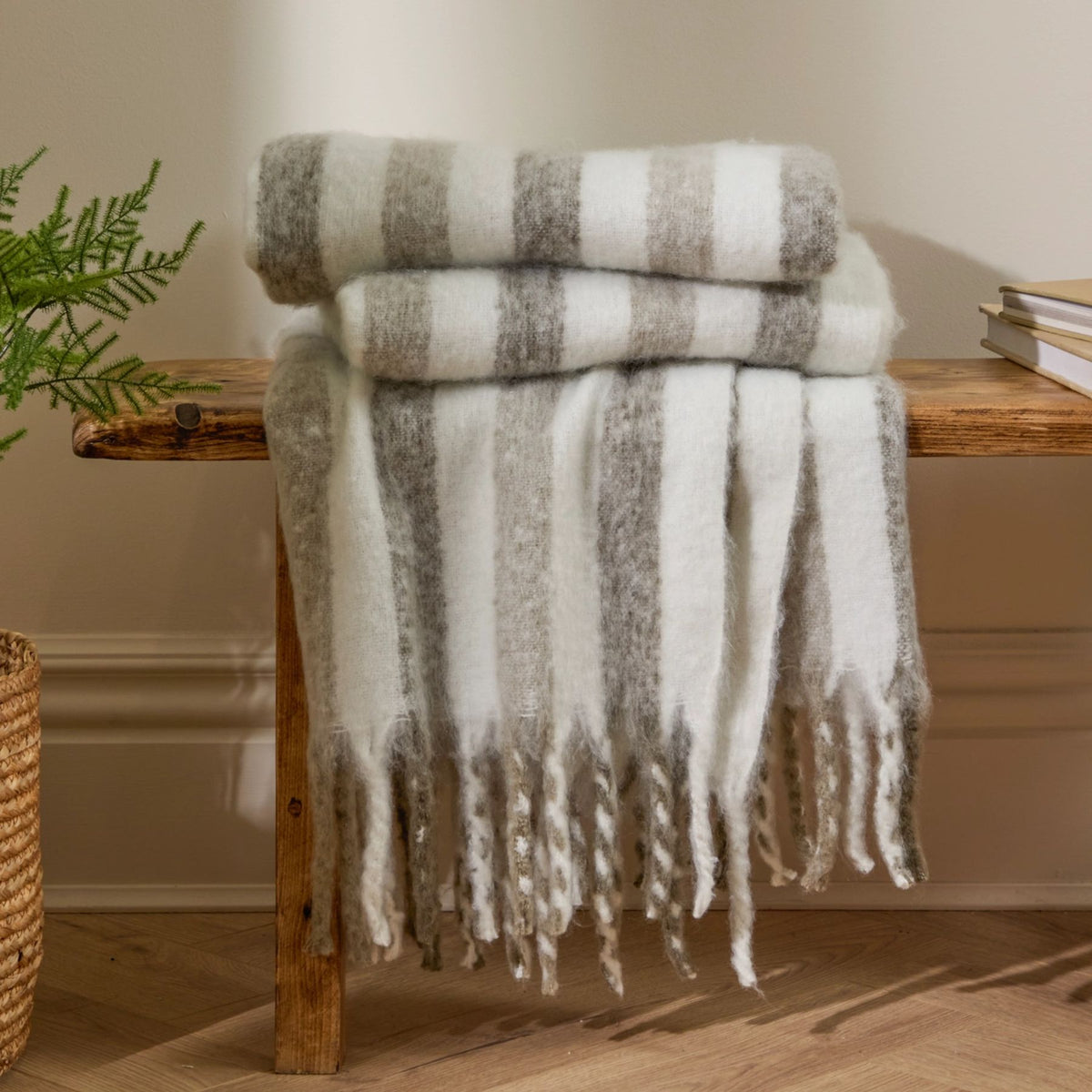 Beechwood Stripe Throw