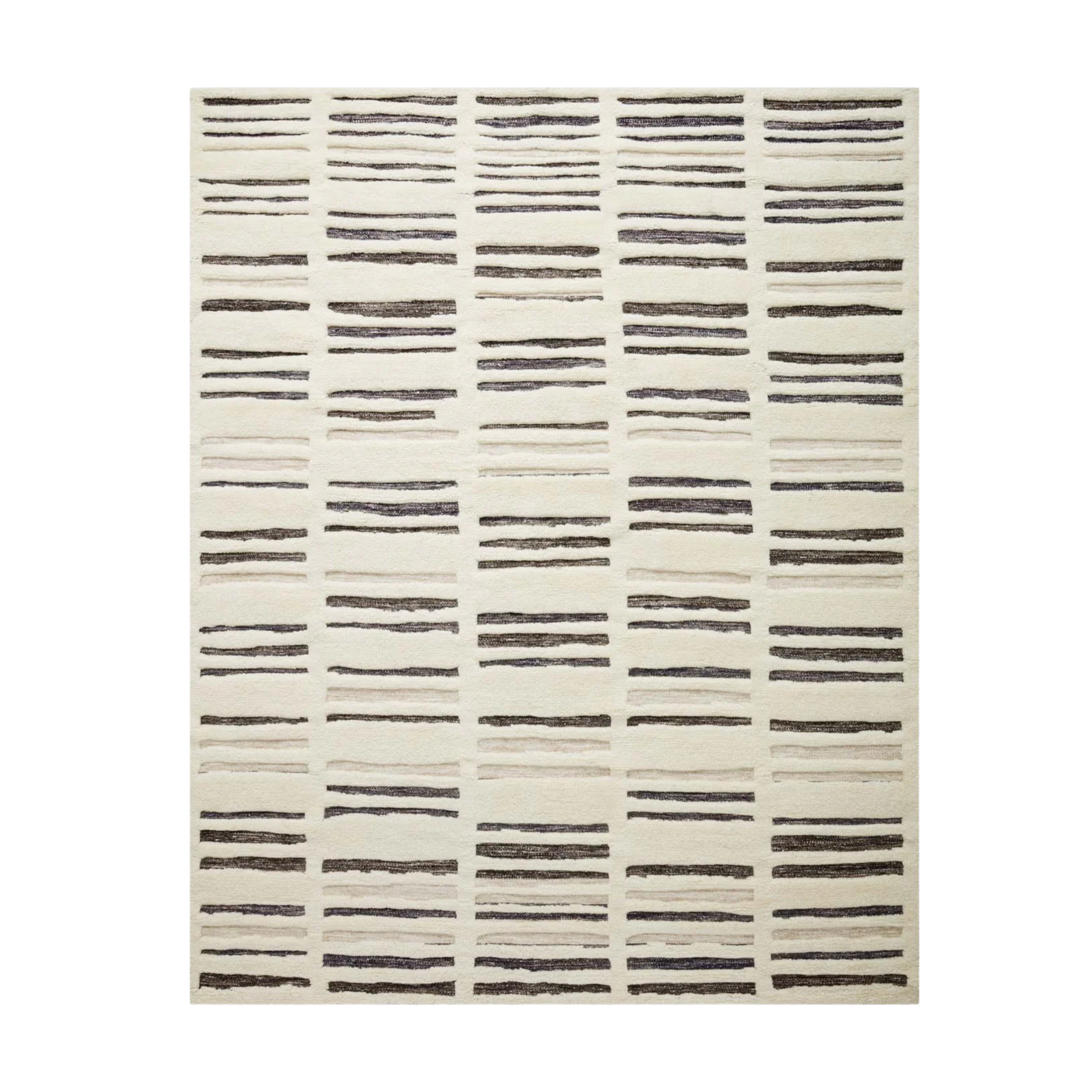 Bennett Rug | Ivory/Charcoal