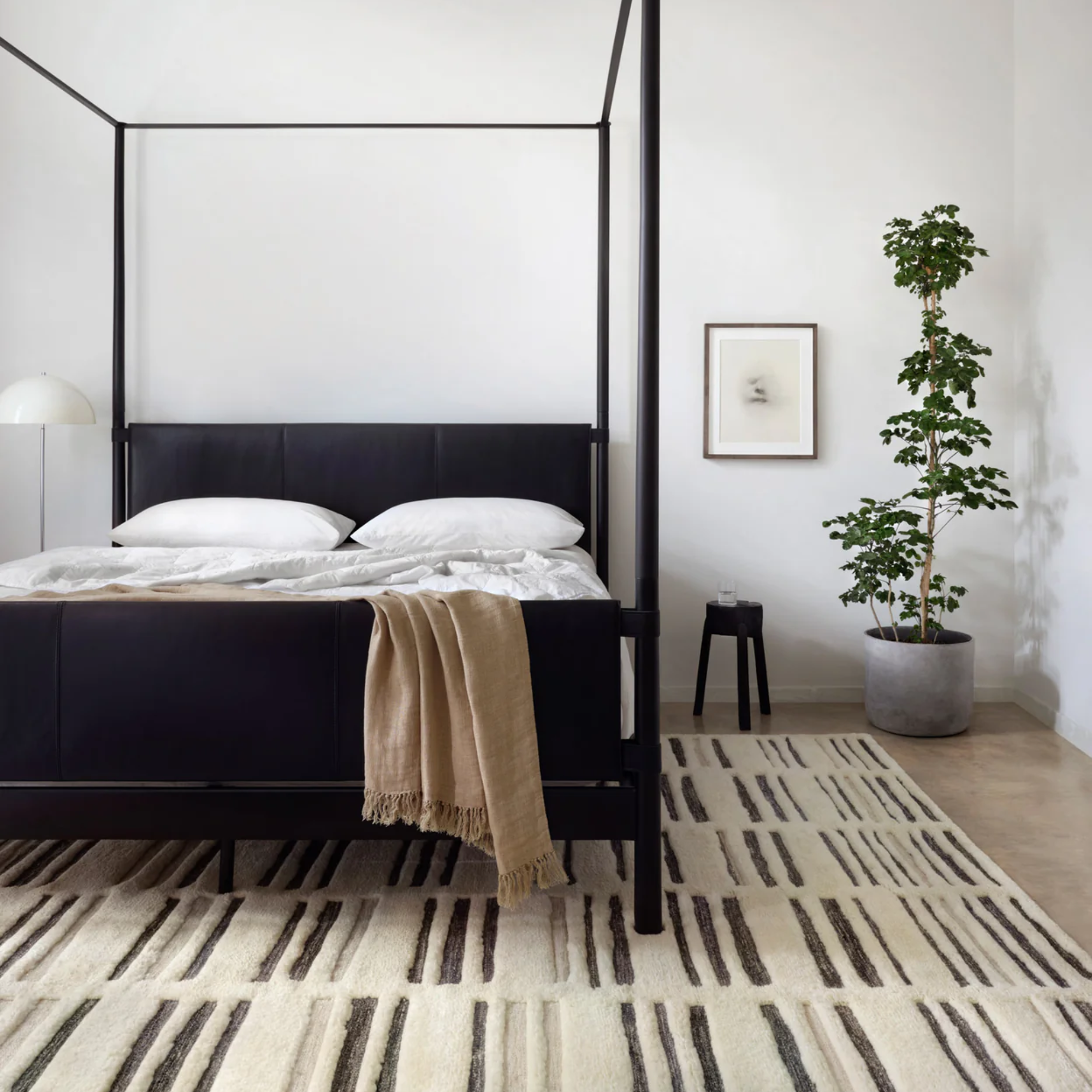 Bennett Rug | Ivory/Charcoal