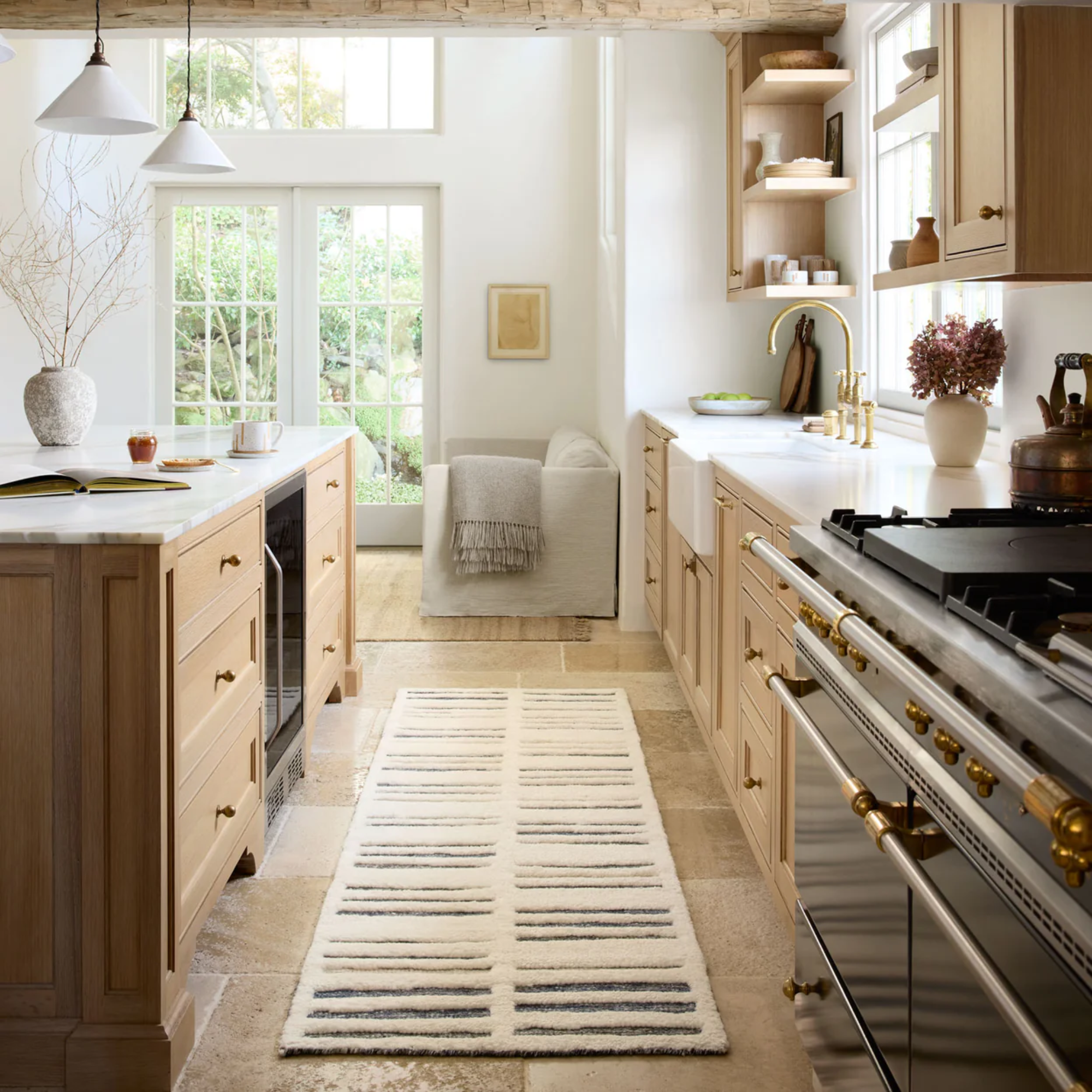 Bennett Rug | Ivory/Charcoal