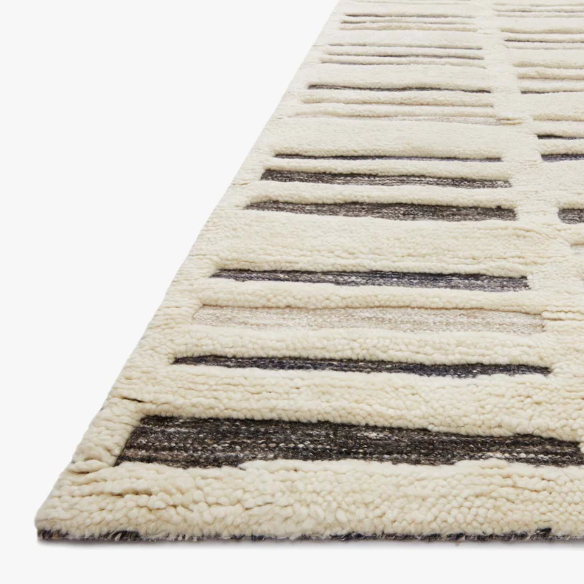 Bennett Rug | Ivory/Charcoal