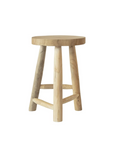 Bleached Teakwood Stool