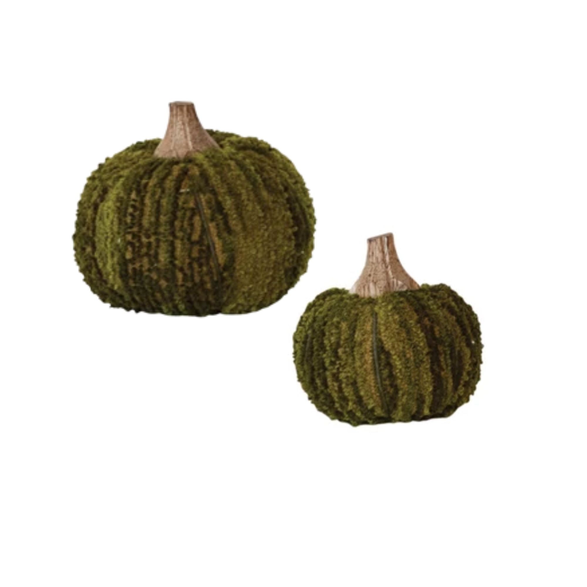 Boucle Pumpkin | Forest Green