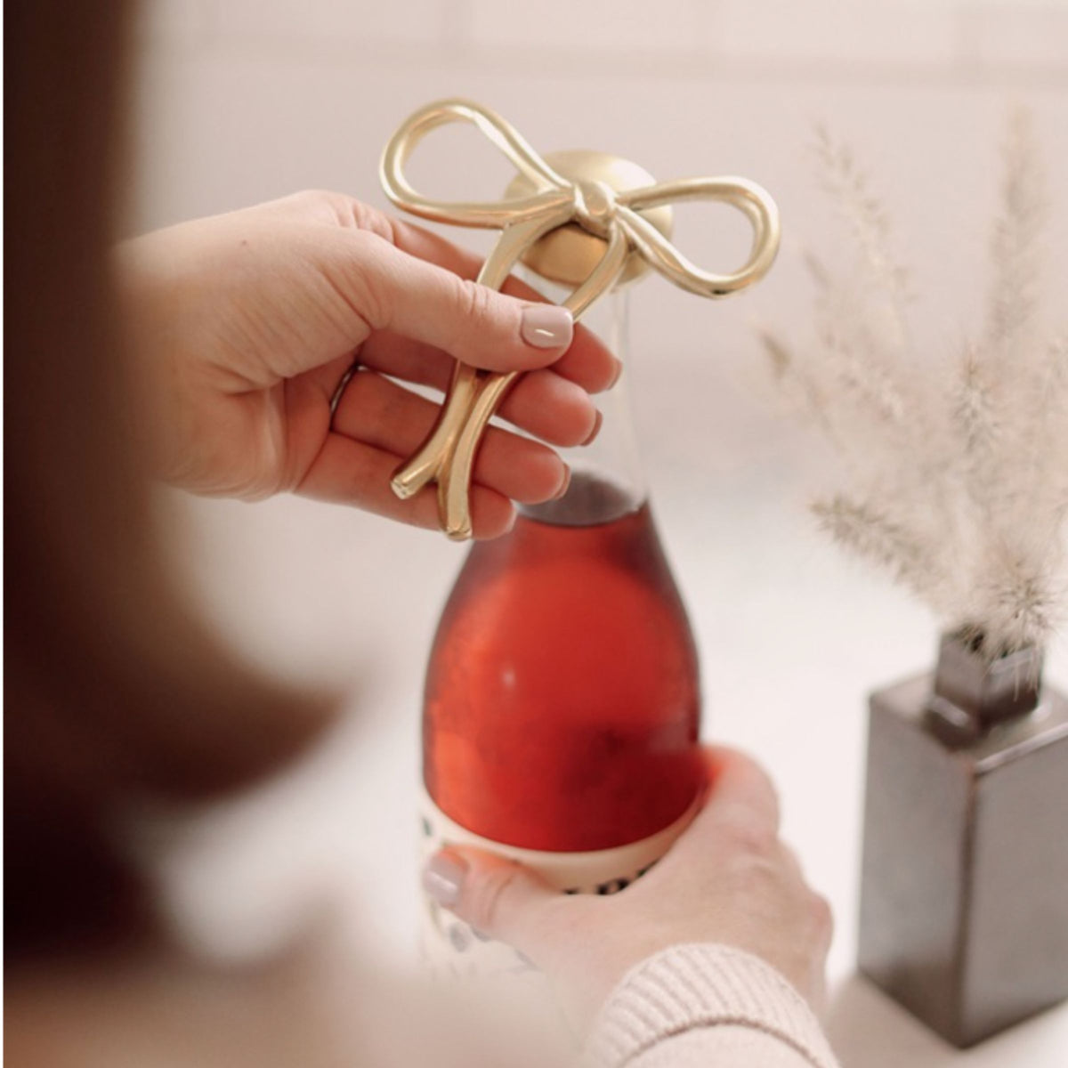 Brass Bow Bottle Opener