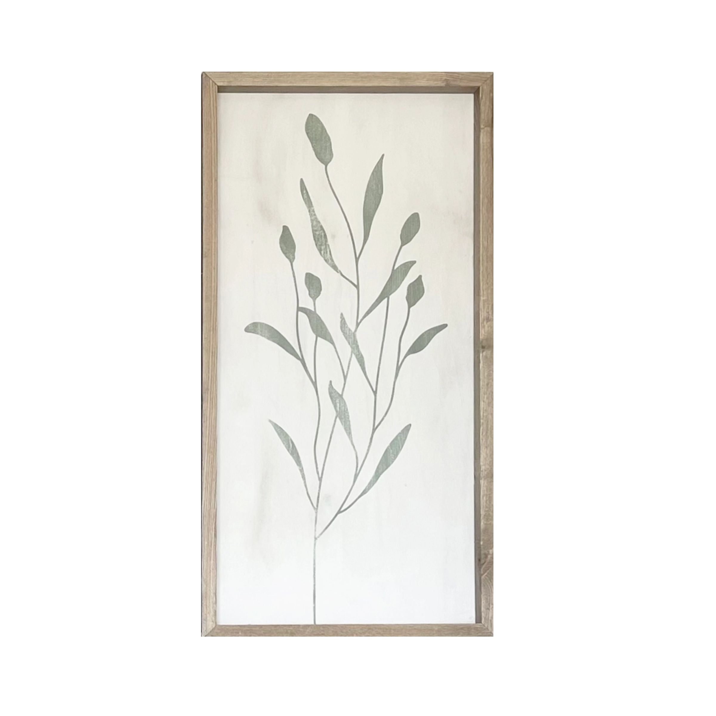 Textured Botanical Print