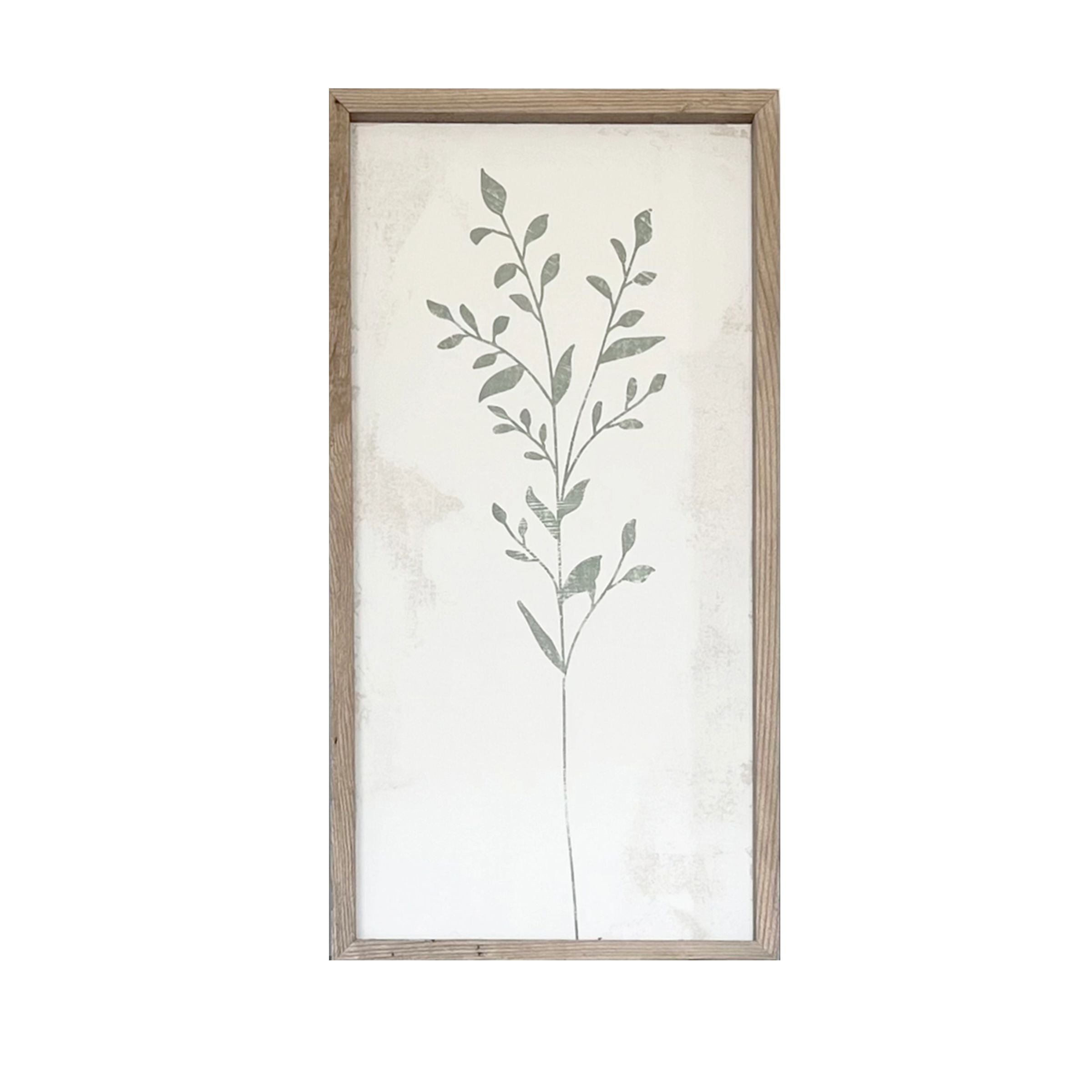 Textured Botanical Print