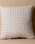 Brown Gingham Pillow