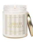 Cashmere + Vanilla Jar Candle | Stripes