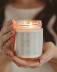 Cashmere + Vanilla Jar Candle | Stripes