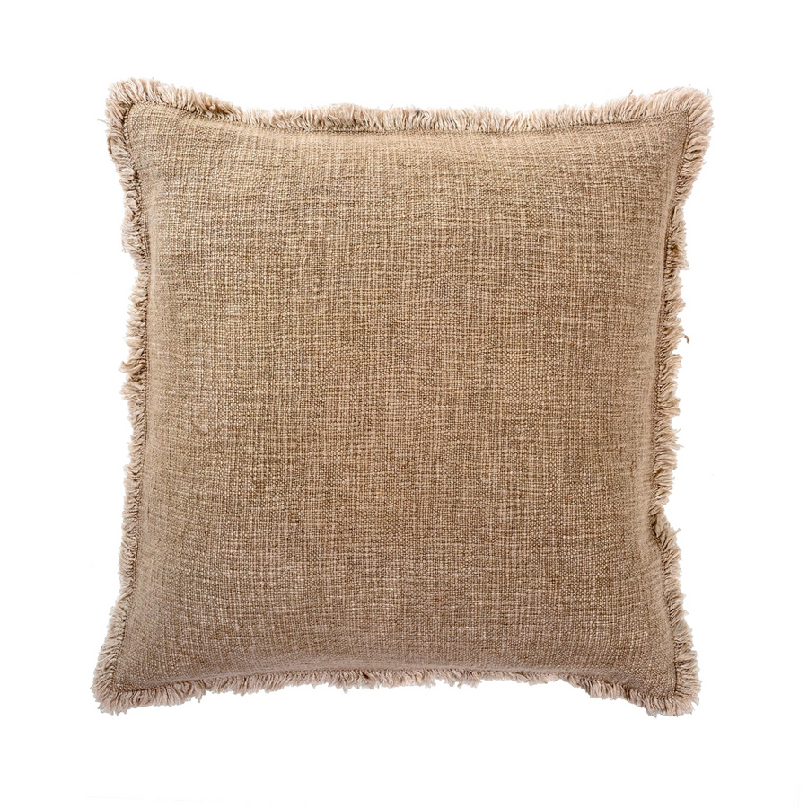 Celina Linen Pillow - Dusty Beige