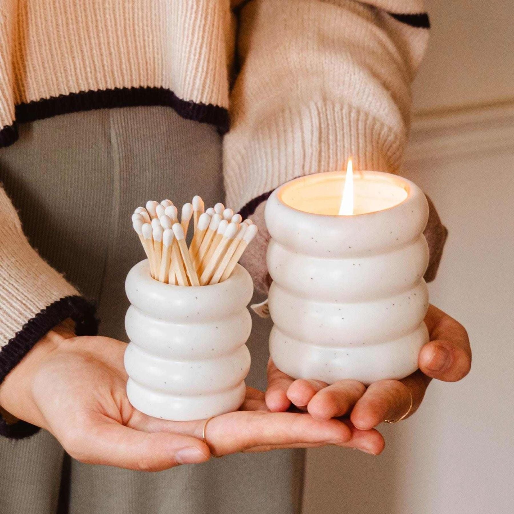 Ceramic Match Pot