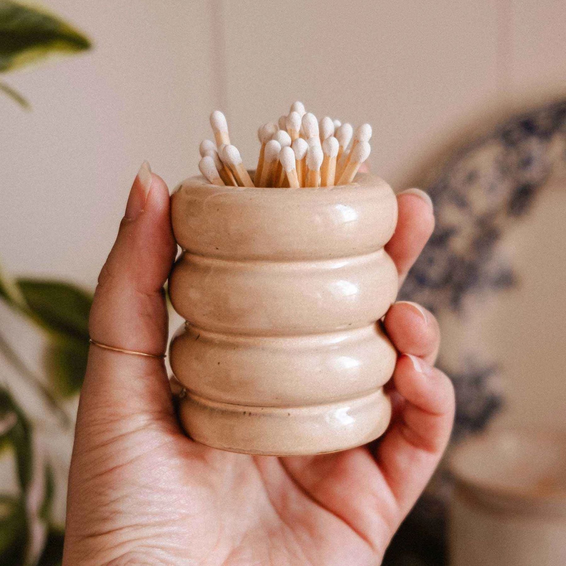 Ceramic Match Pot