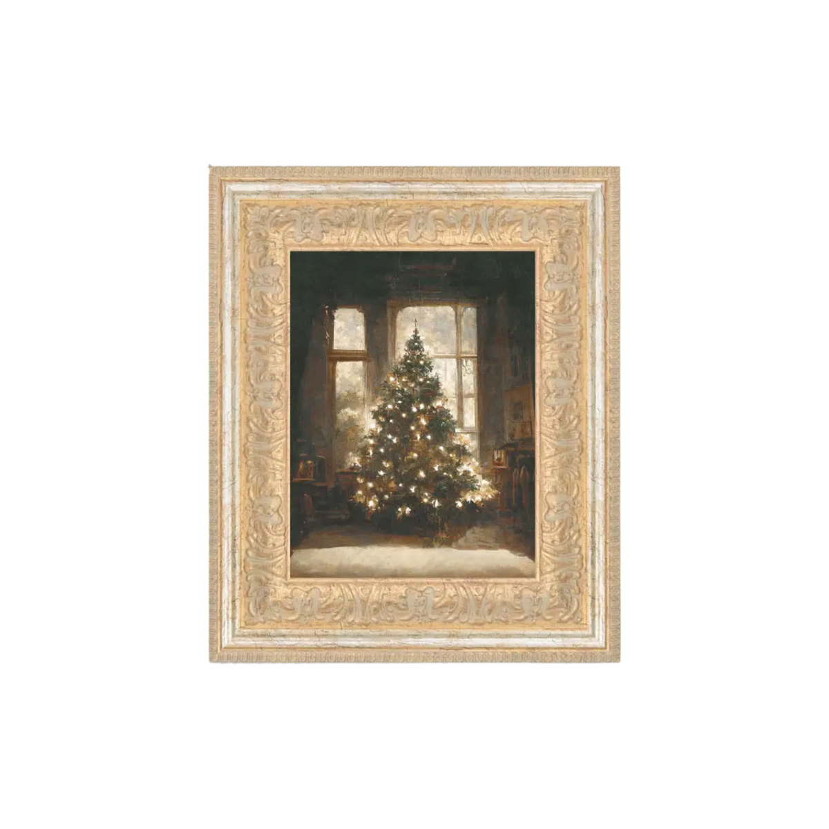 Christmas Morning Vintage Print