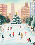City Sidewalks Christmas Jigsaw Puzzle