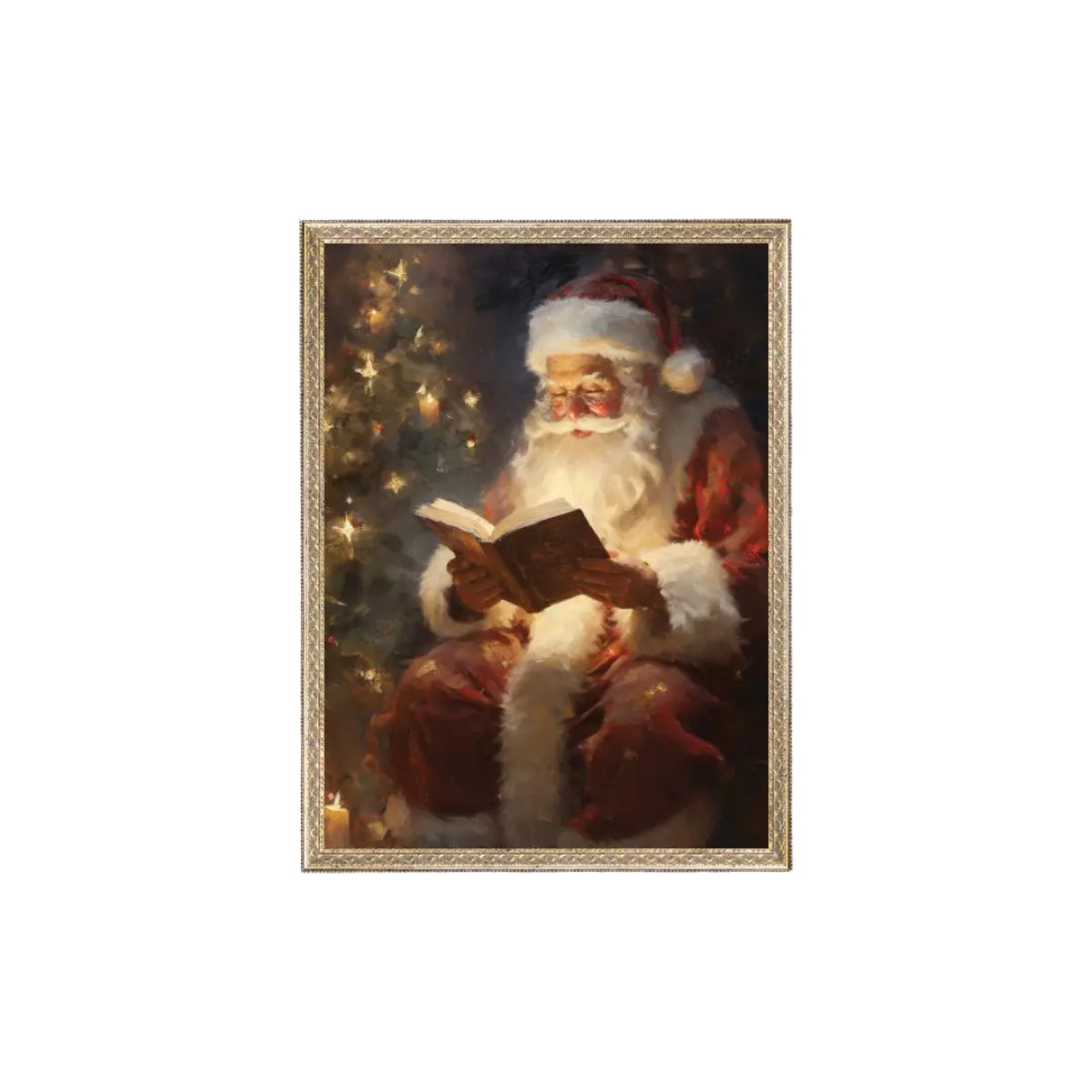 Classic Santa Vintage Print