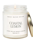 Coastal Lemon Jar Candle