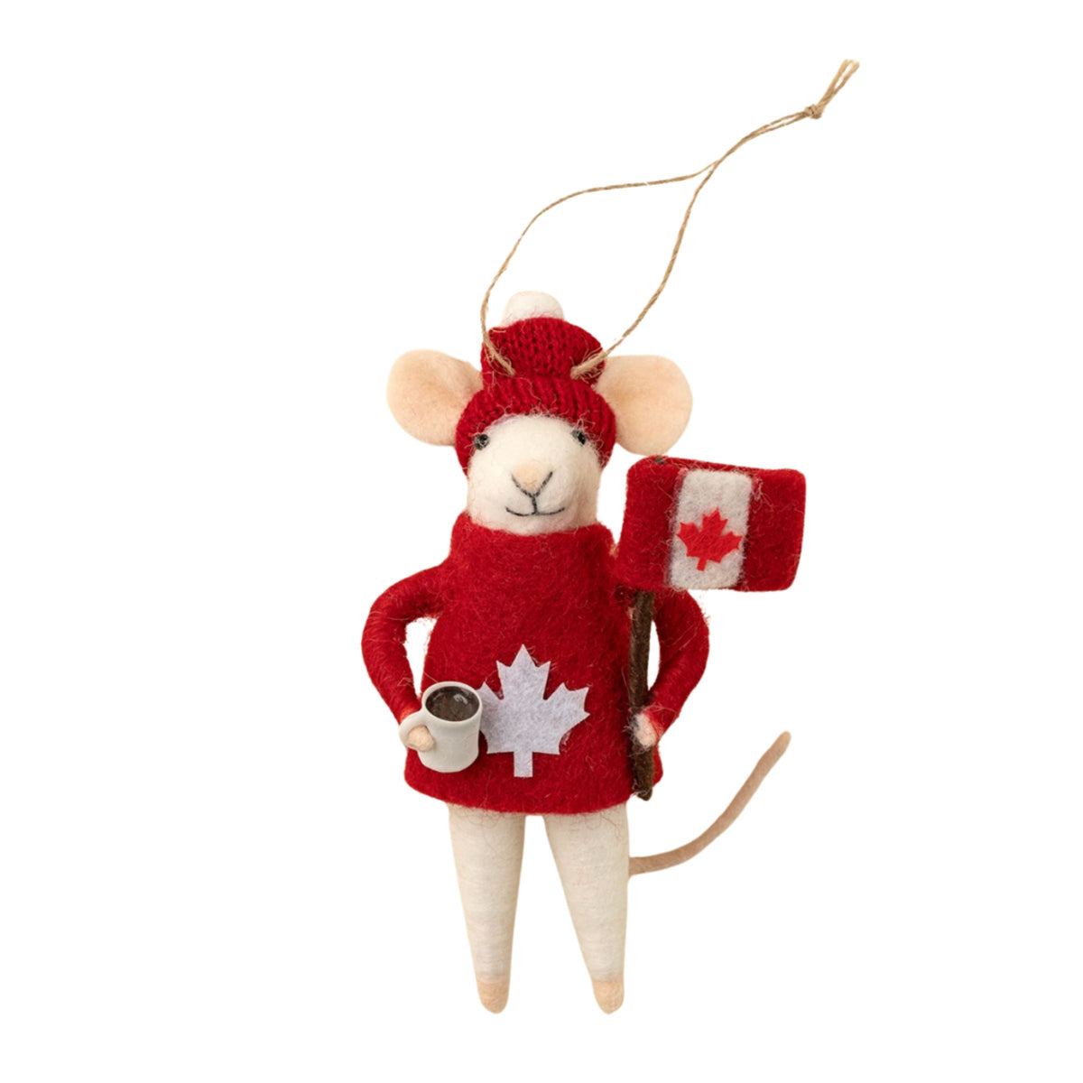 Cozy Canuck Mouse Ornament