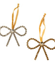 Crystal Bow Ornament