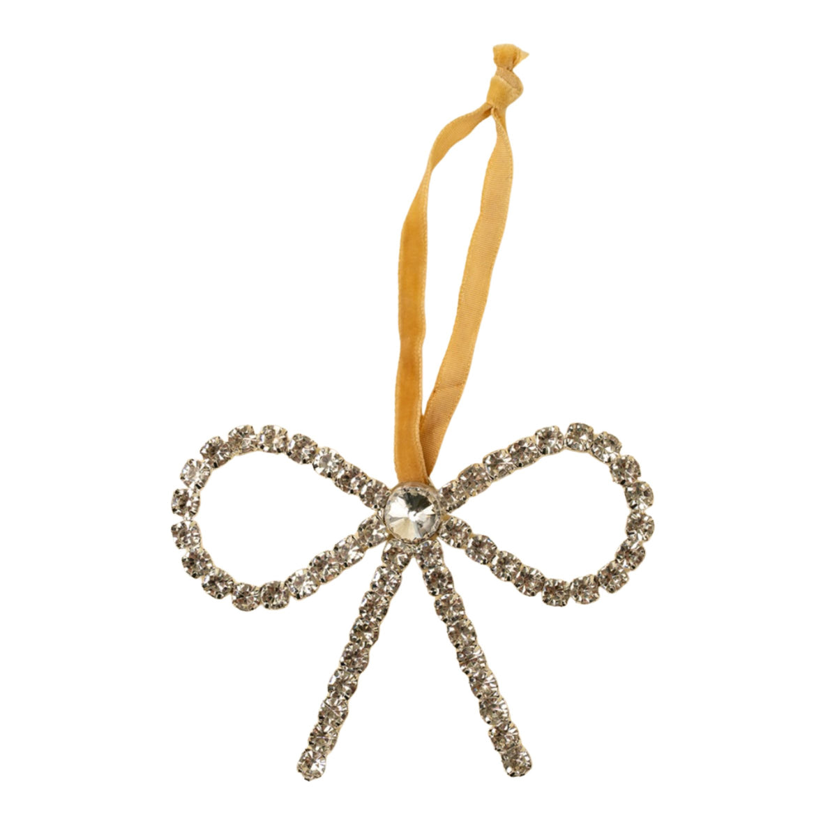 Crystal Bow Ornament