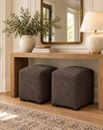 Cube Ottoman | Burnt Umber